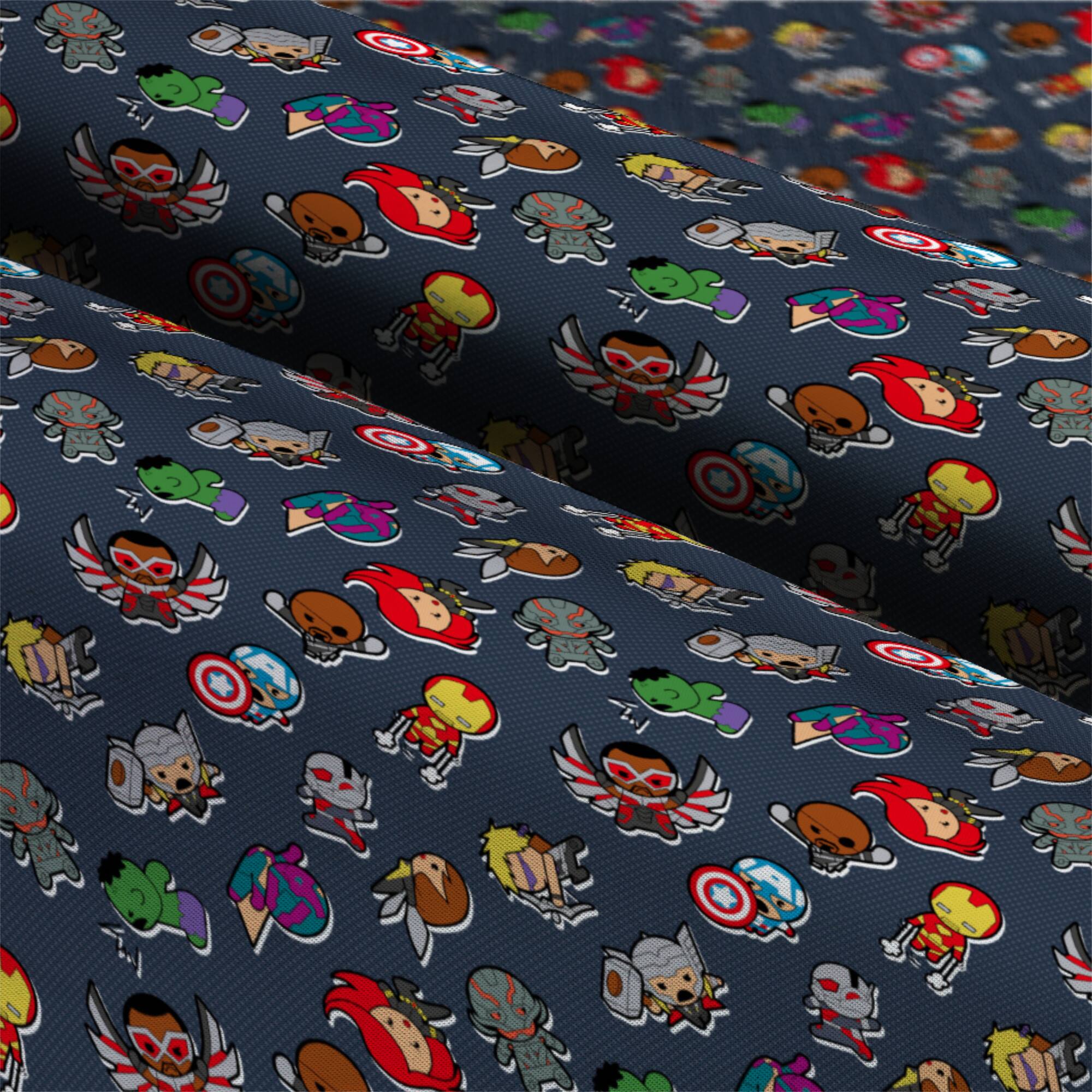 Marvel® Avengers Cute Characters Cotton Fabric